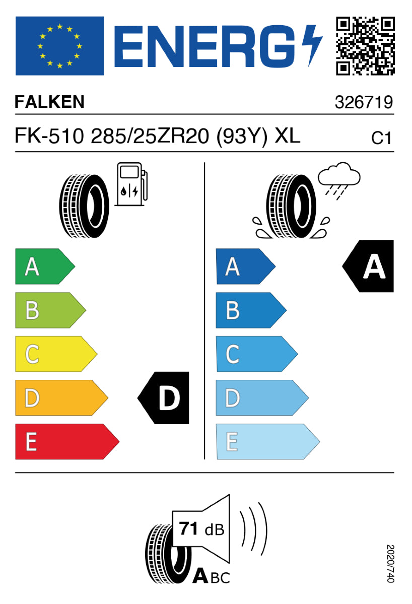 Falken Azenis FK510 | 285/25 R20 (93Y) XL