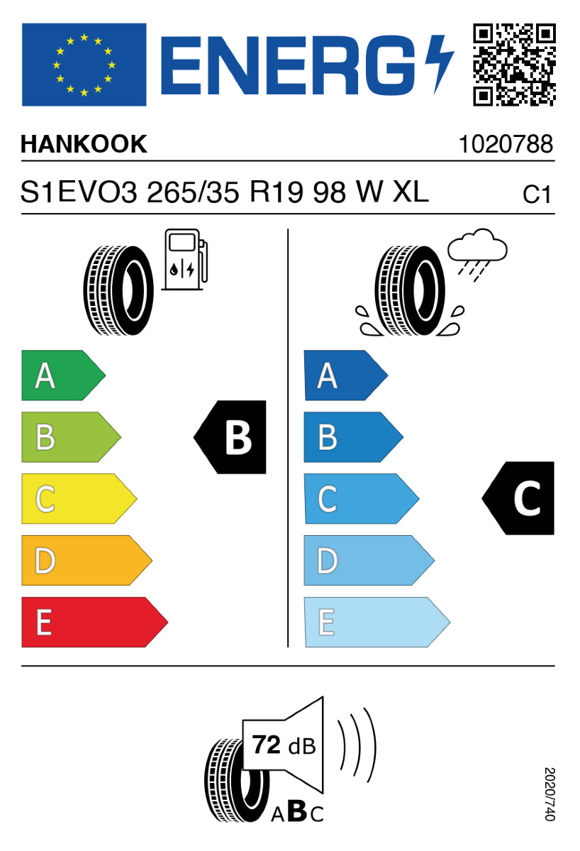 Hankook Ventus S1 EVO3 R127 | 265/35 R19 (98Y)