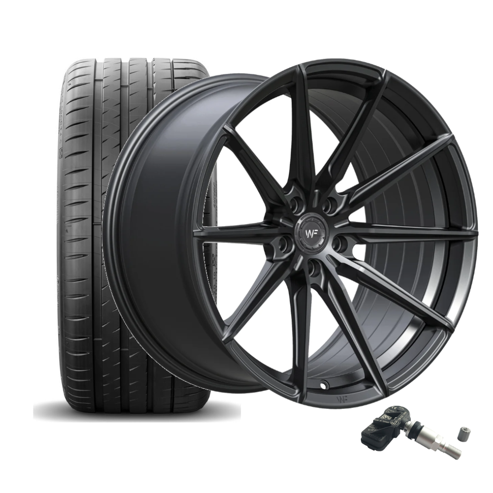 SET | WF CF.3-FF DEEP BLACK 20" | HANKOOK + RDKS | BMW 3er/4er (F3X)