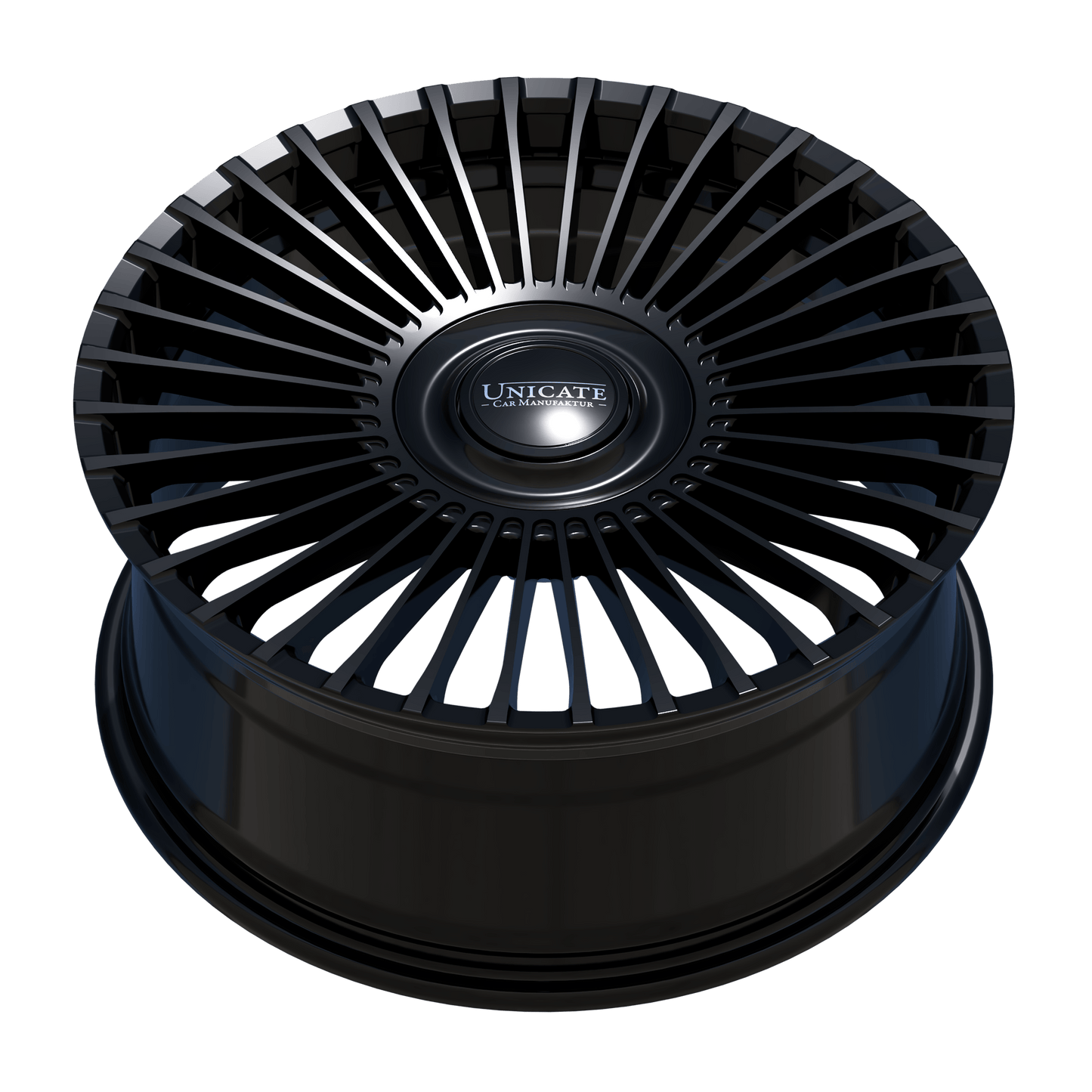 Unicate Multispoke36 | 22" | Highgloss Black