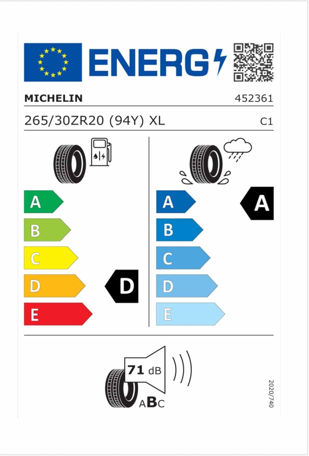 Michelin Pilot Sport 4s | 265/30 R20 (94Y) XL