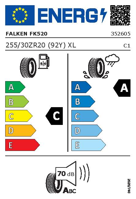 Falken Azenis FK520 | 255/30 R20 (92Y) XL