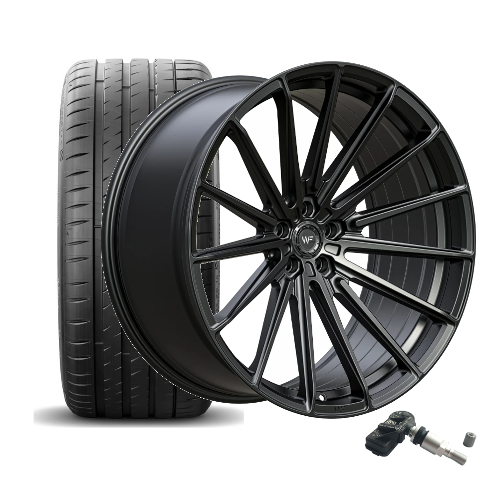 SET | WF X.RSM-FF DEEP BLACK 23" | CONTINENTAL + RDKS | BMW X5M/X6M (F95+F96)