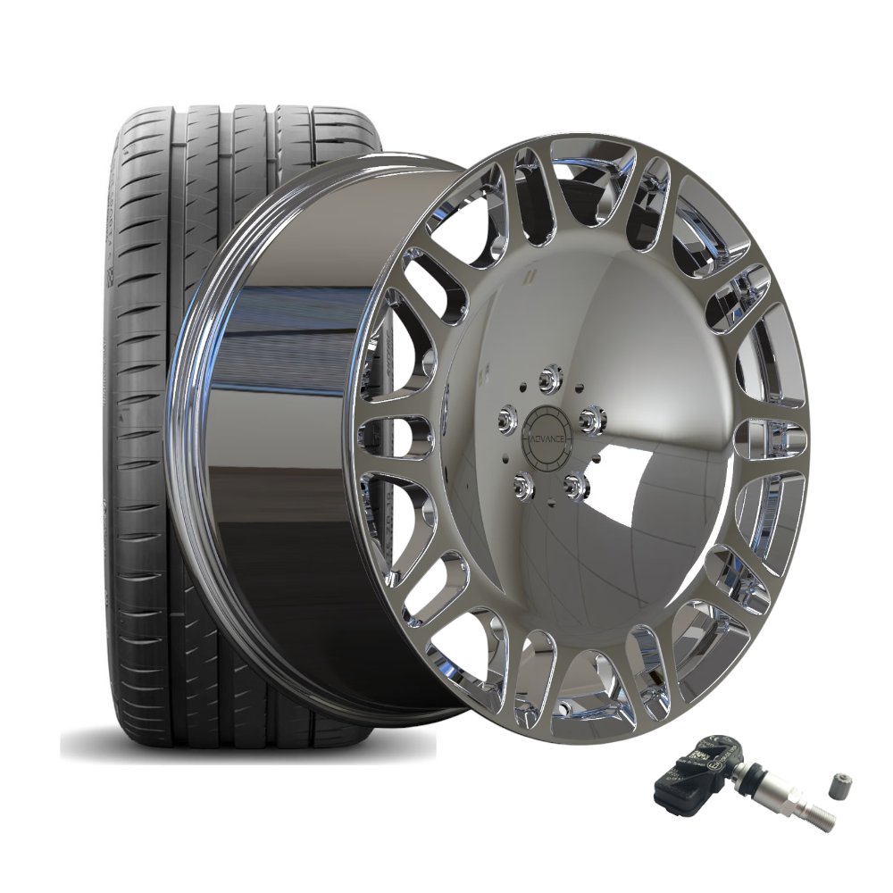 SET | ADVANCE FORGED CHROME 22" | FALKEN + RDKS | MB S-Klasse (W222/W223)