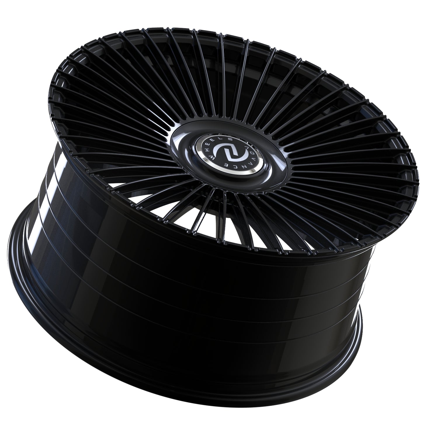 ADVANCE AV5.0 FORGED | 22x11 ET40 5x112 | HIGHGLOSS BLACK