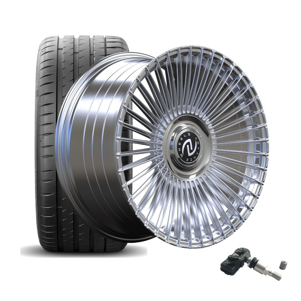 SET | ADVANCE AV5.0 CHROME 21" | HANKOOK + RDKS | MB S-Klasse (W222/W223)