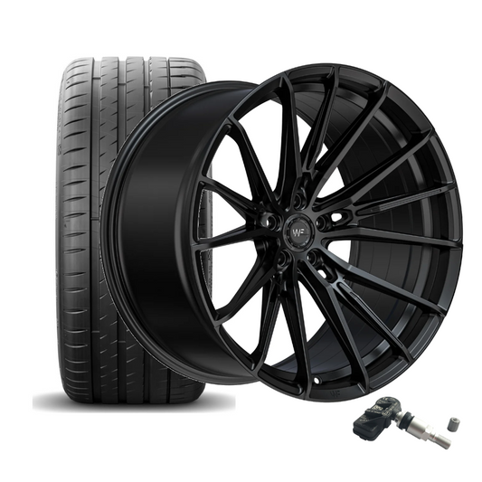 SET | WF CF.4-FF DEEP BLACK 20"+21" | MICHELIN+ RDKS | BMW M2/M3/M4 (G8X)