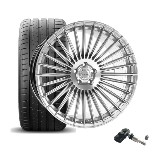 SET | CORSPEED ATMOS SILVER 22" | FALKEN + RDKS | BMW 7er (G11/G12)