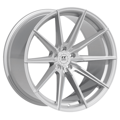 Elegance E1 FL Heavy Deep Concave | 21x11 ET18 5x112 | Hyper Silver Polished Surface