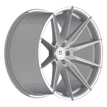 Elegance E1 FL Heavy Deep Concave | 21x11 ET18 5x112 | Hyper Silver Polished Surface