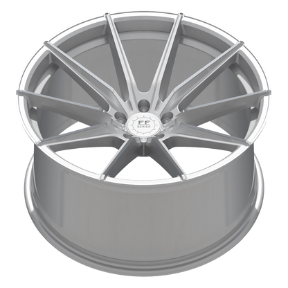 Elegance E1 FL Heavy Deep Concave | 21x11 ET18 5x112 | Hyper Silver Polished Surface