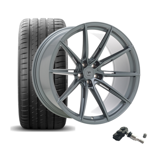 SET | YP Forged+ 2 GUNMETAL 20" | FALKEN + RDKS | MB E-Klasse (W213)