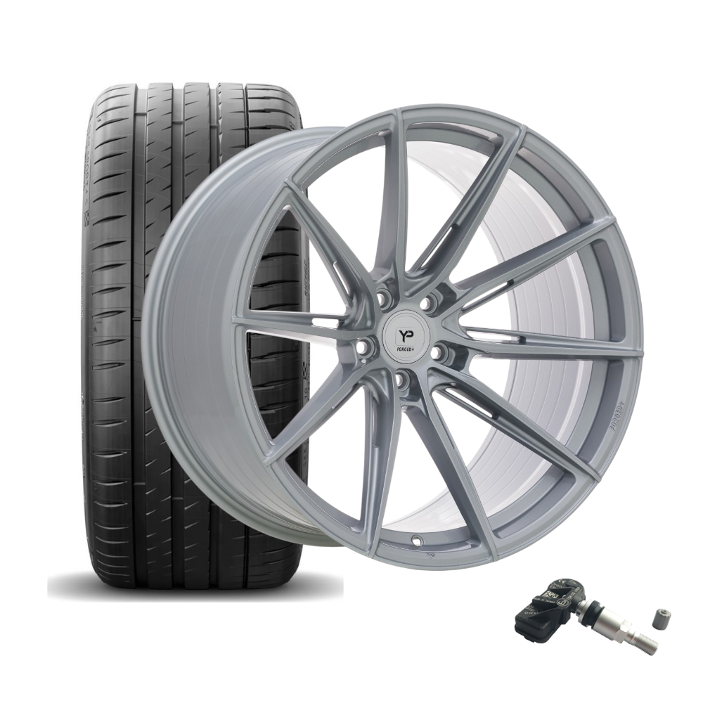 SET | YP Forged+ 2 GUNMETAL 20" | FALKEN + RDKS | AUDI A4+S4/A5+S5 (B8,B81/B9)