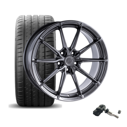 SET | JAPAN RACING JR37 HYPER BLACK 20" | NEXEN + RDKS | BMW 3er/4er (F3X)