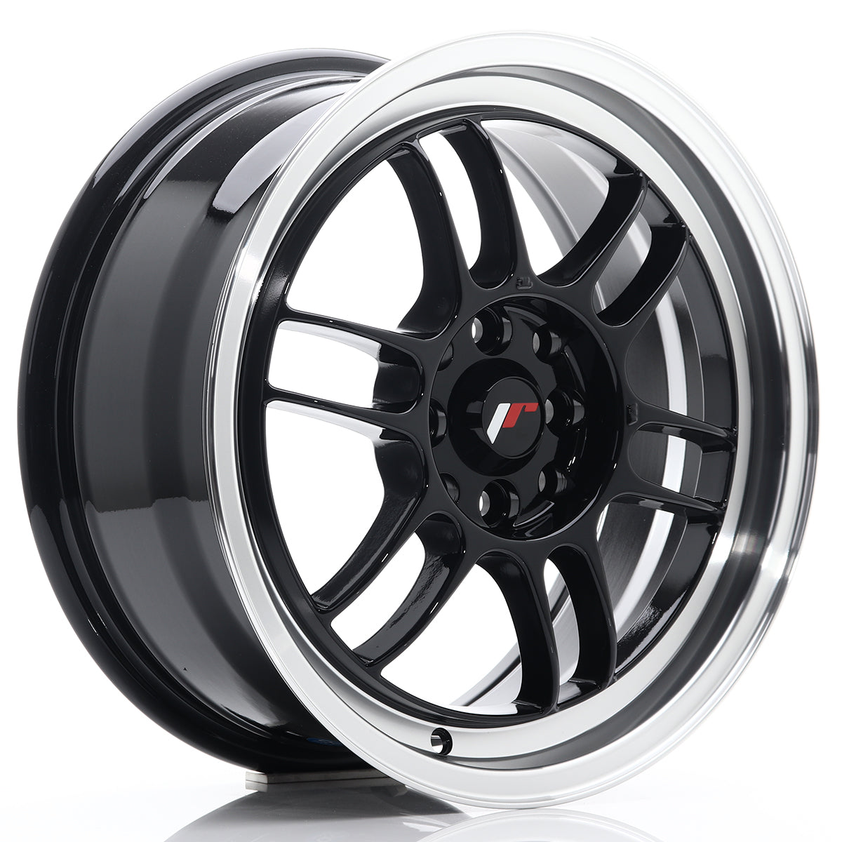 Japan Racing | JR7 | Gloss Black - Machined Lip
