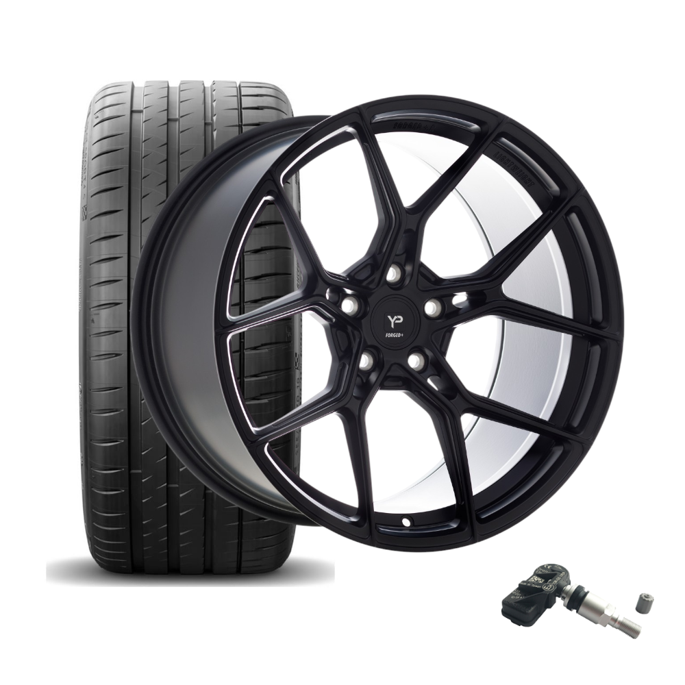 SET | YP Forged+R RS.1 Matt Schwarz 20"+21" | MICHELIN+ RDKS | BMW M2/M3/M4 (G8X)