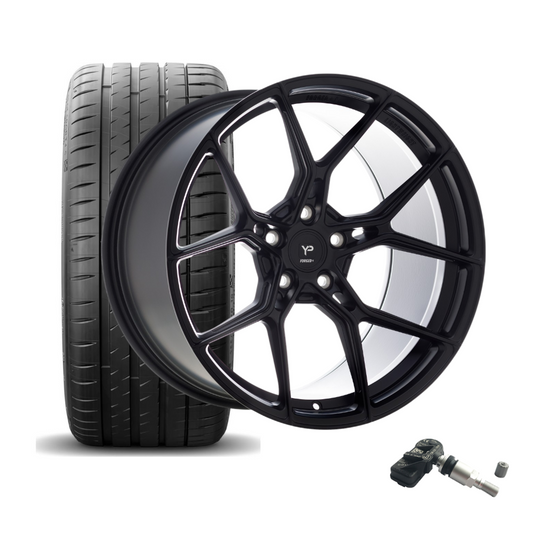 SET | YP Forged+R RS.1 Matt Schwarz 20"+21" | MICHELIN+ RDKS | BMW M2/M3/M4 (G8X)