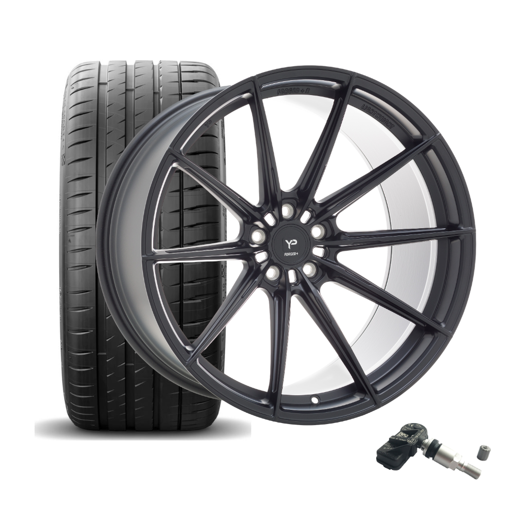 SET | YP Forged+R RS.2 Matt Schwarz 20"+21" | MICHELIN+ RDKS | BMW M2/M3/M4 (G8X)