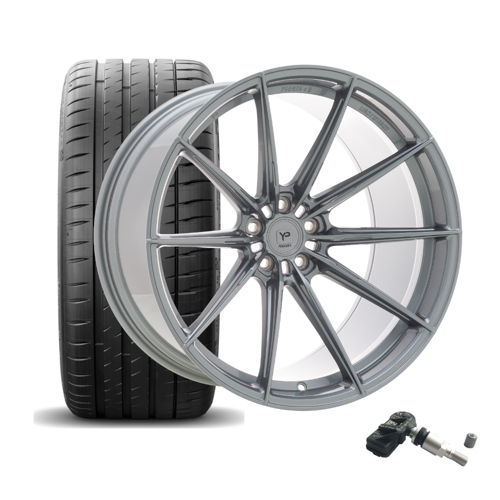 SET | YP Forged+R RS.2 Gunmetal 20"+21" | MICHELIN+ RDKS | BMW M2/M3/M4 (G8X)