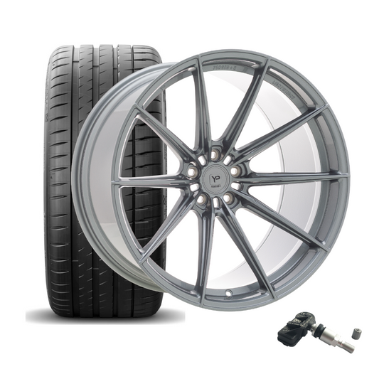 SET | YP Forged+R RS.2 Gunmetal 20"+21" | MICHELIN+ RDKS | BMW M2/M3/M4 (G8X)