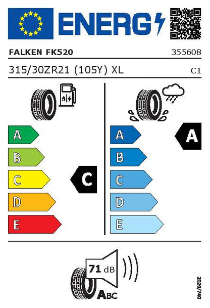 Falken Azenis FK520 | 315/30 R21 (105Y) XL