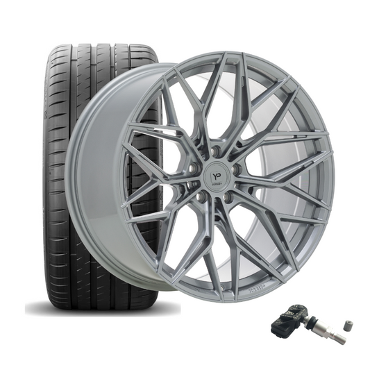 SET | YP Forged+ 6 GUNMETAL 20" | FALKEN + RDKS | BMW 5er/8er (G30+G31/G14+G15+G16)
