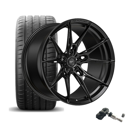 SET | WF R.2-FG DEEP BLACK 20"+21" | MICHELIN+ RDKS | BMW M2/M3/M4 (G8X)